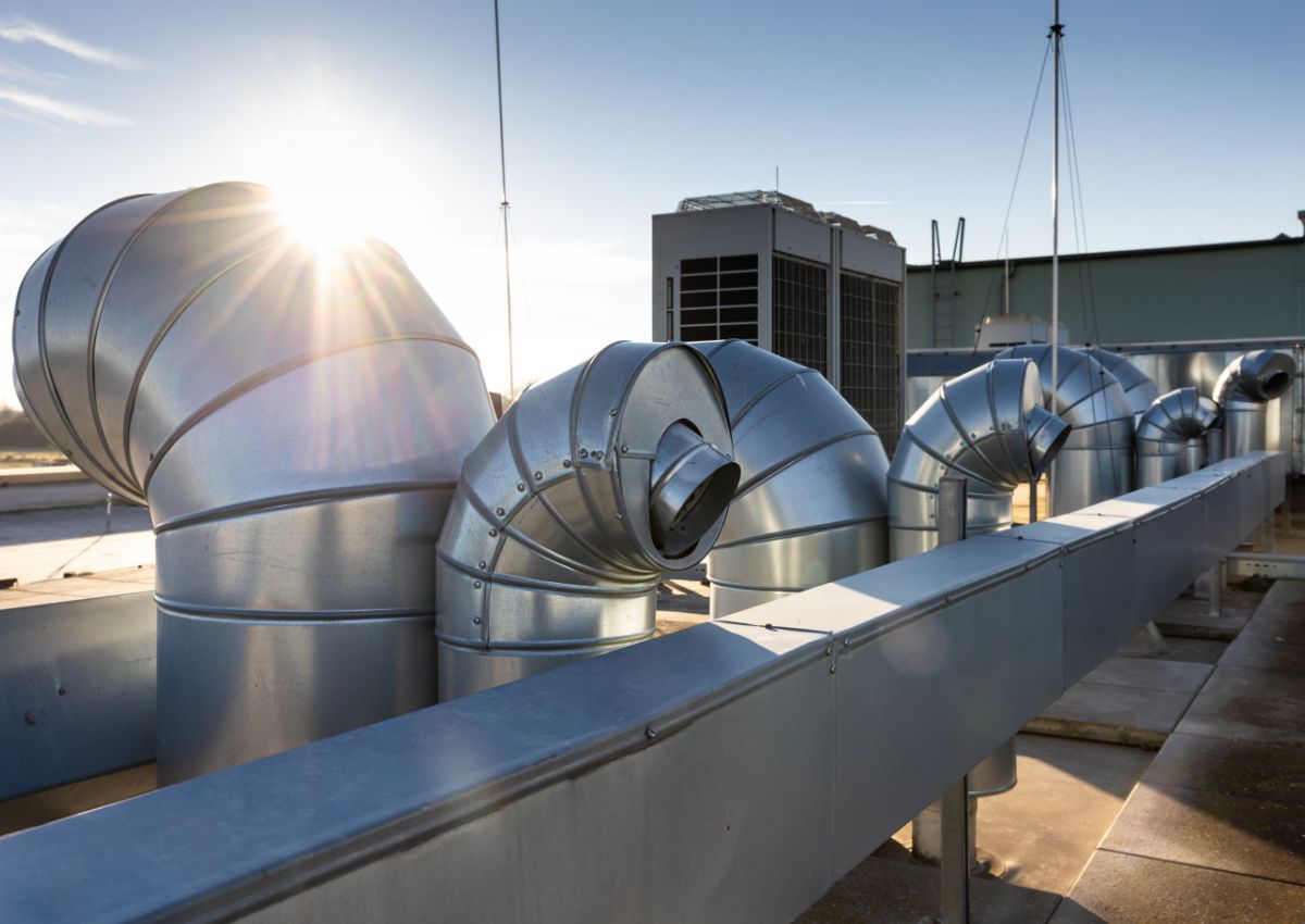 Commercial Rooftop Ventilation Pipes by Ambient Engineering Solutions